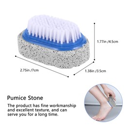 FOMIYES Pc Set Pumice Stone Foot Scrubber Remover for Pedicure Foot Beauty Brush Heel Scraper Skin-safe Random