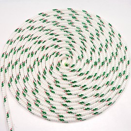 New England Ropes 5/16in (8mm) Sta-Set Green Fleck 60 Feet Long