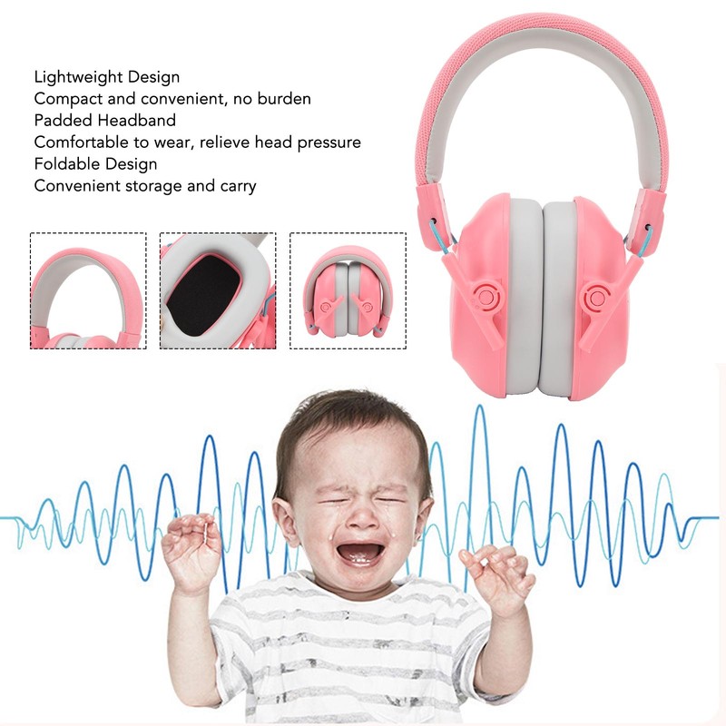 25DB Noise Reduction Earmuffs Noise Cancelling Headset Hearing Protection Ear