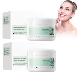 Hppsctink 2 x yam root cream, repairing moisturiser with yam root, anti-ageing cream, anti-wrinkle cream, reduces fine lines and blemishes, 2 x 100 g, cream