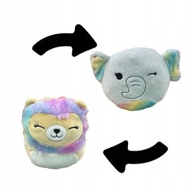 Squishmallows 5 Inch Flip-a-Mallows Kellytoy Plush (Leonard and Cherish) (SQJW22-5FL-CC-S9)