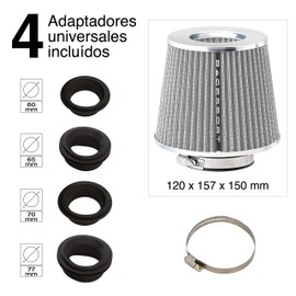 Sumex AIRSTRM Universeller Luftfilter, mit 4 Ringen