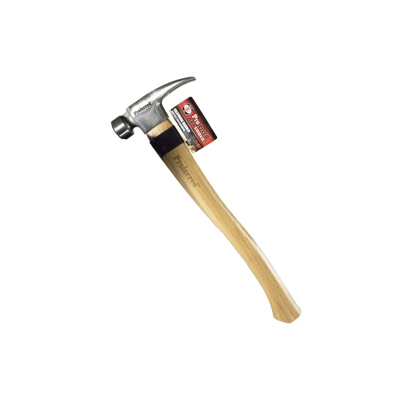 Proferred California Framing Hammer, 21 oz. Rip Claw, Milled Face,