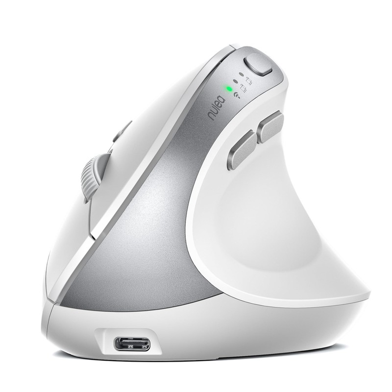 Nulea MD280 Ergonomic Vertical Wireless Mouse - Bluetooth & 2.4G