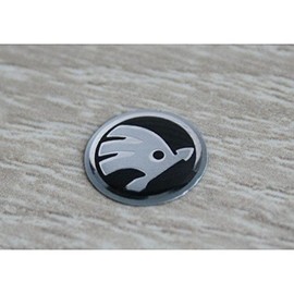 Skoda 5E0837891 Emblem Sign Car Key Ignition Key Badge Remote Control