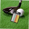 Outanaya 10pcs Golf Scorecards Golf Distance Reference Cards for Accurate