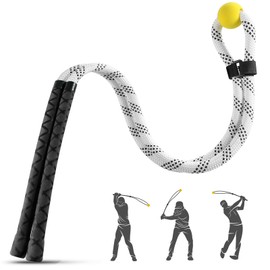 ACESTRIKE Golf Rope Swing Trainer, Golf Tyro Posture Corrector Professional Golf Training Aid, Master Tempo Golf Warm-Up Practice Equipment with Weighted Ball for Golfers of All Levels