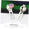 TOVINANNA 3sets Professional Golf Marker Divot Tool Hat Clip Golf