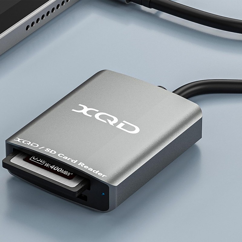 Tunghey 2-in-1 XQD/SD Card Reader, USB-C & USB-A, 5Gbps Transfer,