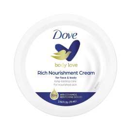 Dove Rich Nourishment Cream - Pack of 2 , 2.53 oz Cream