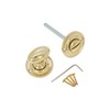 Infinity Decor Solid Brass Modern Style Slimline Bathroom Privacy Thumb