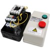 Baomain Magnetic Starter HUEB-16K AC 220V Coil 5.5-8.5A 3-Pole Push