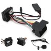 Qiilu 12 Pin 12V Bluetooth Aux Input Cable Aux In