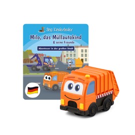 tonies Audio Figure for Toniebox, Sing Children's Songs - Milo, the Rubbish Car Child & His Friends: Adventures in the Big City, Children's Songs for Children from 3 Years, Playing Time Approx. 60