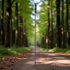 One Trekking 3-stage adjustable hiking stick trekking pole 135cm Purple