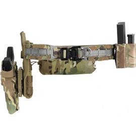 PETAC GEAR Tactical Belt Low Profile Molle Battle Cobra Belt Tegris Rigid Shooting Gun Duty Belts (MC, X-Large)