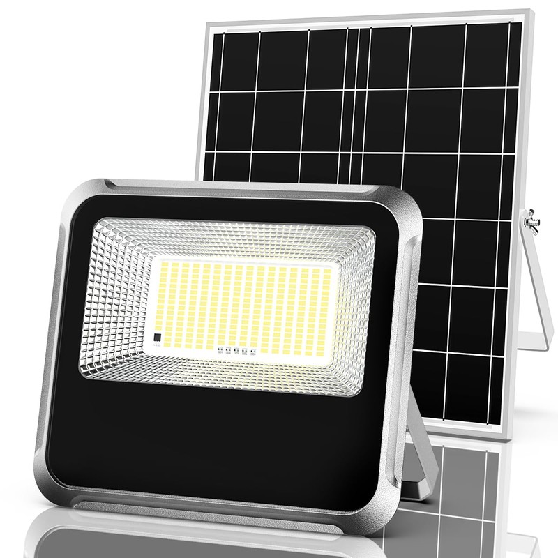 Engrepo Solar Light Outdoor, 10000LM Luces Solares Dusk to Dawn