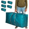 66 Gallon Extra Large Storage Bags 6 Pack – Teal