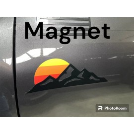 Expedition Graphics Truck Magnet Set left and right included for offroad vehicles toyota retro color