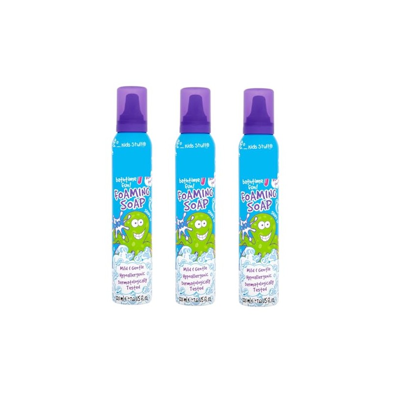 Foaming Soap 225ml x Pack of 3 - Blue -