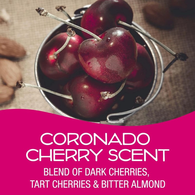 California Scents Spillproof Car Air Freshener, Coronado Cherry, 12 Packs