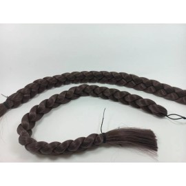 Bootleg Par De Trenzas Cabello Sintético 55 Cm Color Castaño