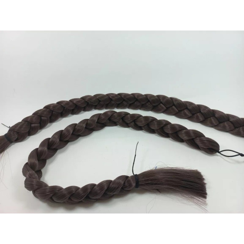 Bootleg Par De Trenzas Cabello Sintético 55 Cm Color Castaño