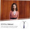 Beavorty 4pcs Men Women Girls Teenagers Fashion Crystal Pendant Natural