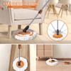 Nolopau Spin Mop and Bucket with Wringer Set, Double Bucket