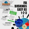 BushingFix UP1Kit Transmission Shift Bushing Repair Kit, Fits Ford, Chevy,