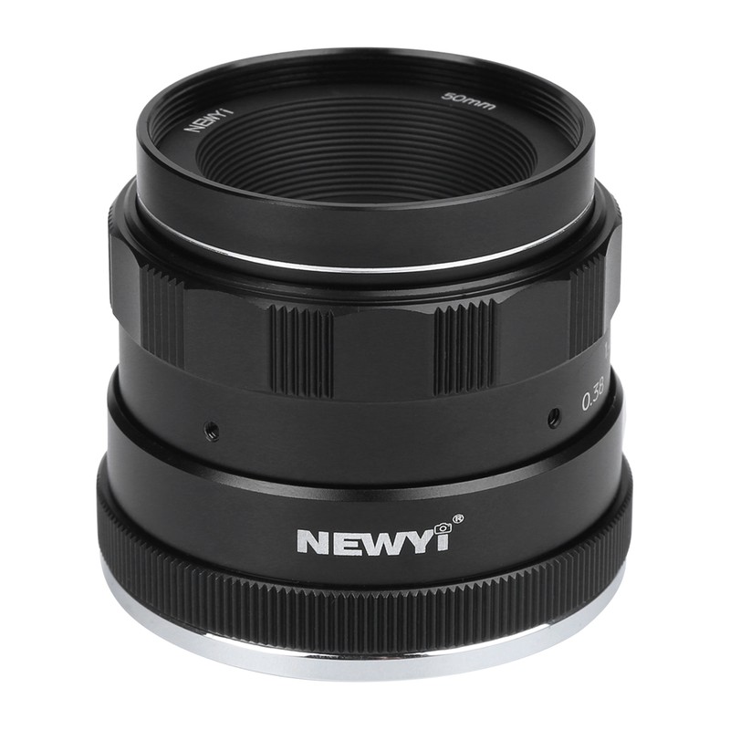 NEWYI 50mm F1.8 E Mount Large Aperture Portrait Manual Lens
