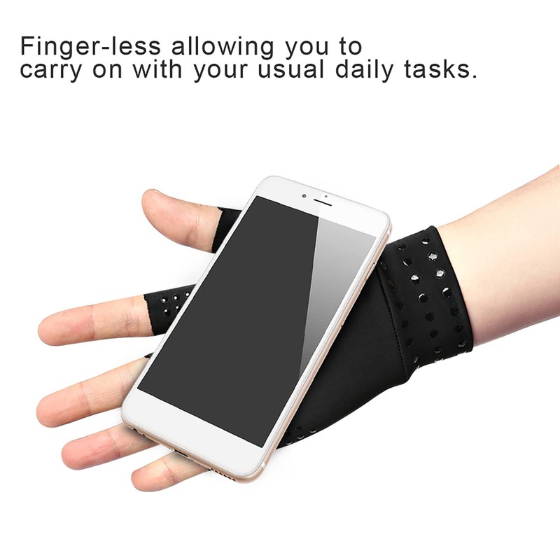 Anti-Arthritis Gloves with Magnets, Arthritis Gloves, Fingerless Compression Gloves, Hematoid