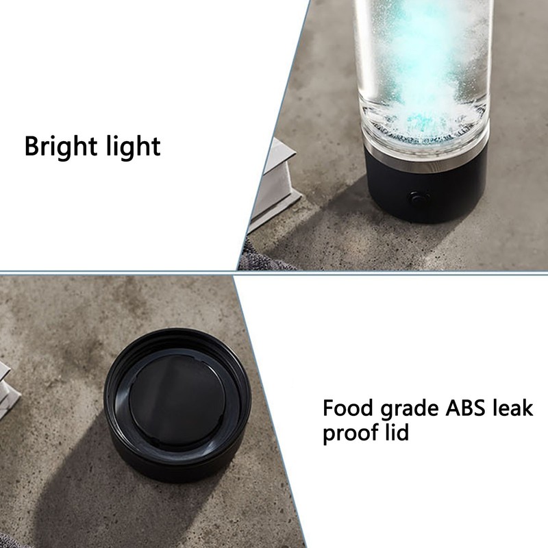Hydrogen Water Bottle Portable Generator Ionizer Machine Health Cup for