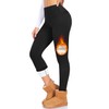 DHSO Fleece Lined Leggings Women High Waisted Winter Warm Workout