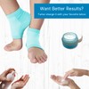 NatraCure Vented Moisturising Gel Heel Sleeves (608-M CAT) - Size: