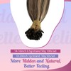 Sunny Itips Hair Extension Human Hair Brown Highlight 100S Itip