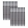 OMEGA Triad-TC Ballpoint Pens, BLACK, Fine Point (0.7 mm), Pack