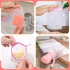 LKCCTK Foaming Net, Facial Cleansing Net, 10 Pieces, Mesh Material,