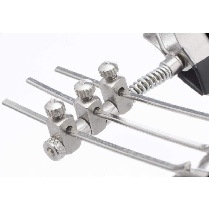 Jeweller's Eye Loupe 3.3X, 6.6X, 9.9X Triple Ocular Loupe Clip