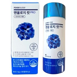 Foodology Manology Cut Pro Blue Tong Foodology 800mg 80 tablets / 맨올로지컷 프로 파란통 푸드올로지 800mg 80정