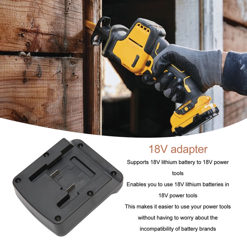 Lithium Battery Adapter 18V Lithium Battery Convert to 18V Power