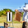 VEVOR 3 Frame Honey Extractor, Stainless Steel Manual Beekeeping Extraction,