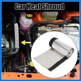 VekAuto Car Heat Shroud 1-1/2" ID 3.2ft Aluminized Sleeving Shield Sleeve Auto Accessories