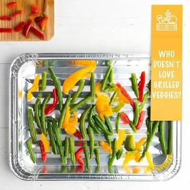 9.5 X 13 in Aluminum Pans - Aluminum Pans Without LIDS - Disposable FOIL DRIP Pans - DRIP Pans for Outdoor Grill – BBQ Grill Grease Tray - Aluminum FOIL Grill Accessories – 40 Pack -