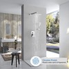 BWE Shower System Chrome Shower Faucet Set Complete with Valve