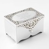 THINGS REMEMBERED Engraved Silver Scroll Rectangle Keepsake Box (Free Customization)