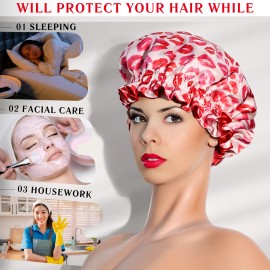 Handmade 100% Pure Mulberry Silk Reversible Bonnet - Luxurious Hair Protection