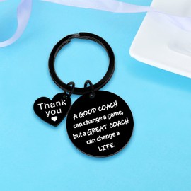 Nimteve Coach Gifts Coach Keyring Thank You Gifts For Coach A Good Coach Can Change Game But A Great Coach Can Change A Life