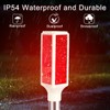 Aolyty Solar Lights Outdoor, Waterproof Driveway Markers Reflective, Warning Flash