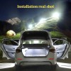 BMTxms 8x White LED Bulbs Interior Lights Package Kit For